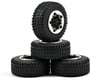 Image 1 for Losi Pre-Mounted Micro SCT Tires (4) (Black Chrome)