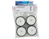 Image 2 for LRP 12mm Hex VTEC CPX-V2 Pre-Mounted "Control" Carpet Tires (4) (White)