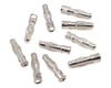 Image 1 for LRP 4mm Silver Universal Bullet Connectors (10 Male)