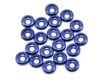 Image 1 for Lynx Heli T-REX 450 2.5mm Aluminum Countersunk Washer Set (Blue) (20)