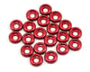 Image 1 for Lynx Heli T-REX 450 2.5mm Aluminum Countersunk Washer Set (Red) (20)