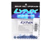 Image 2 for Lynx Heli 3mm Aluminum Countersunk Frame Washer Set (Blue) (20)