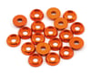 Image 1 for Lynx Heli 3mm Aluminum Countersunk Frame Washer Set (Orange) (20)