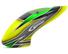 Image 1 for Lynx Heli Blade 130 X Goblin Style Fiberglass Canopy (Scheme 03 - Black/Green)