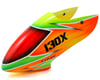 Image 1 for Lynx Heli Blade 130 X T-Rex Style Fiberglass Canopy (Scheme 01 - Orange/Green)