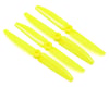 Image 1 for Lynx Heli 5x4 Racer Propeller Set (Yellow)