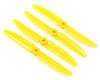 Image 1 for Lynx Heli 5x4.5 Racer Propeller Set (Yellow)