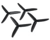 Image 1 for Lynx Heli Tri-Blade 5x3x3 Racer Propeller Set (Black) (4)