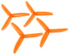 Image 1 for Lynx Heli Tri-Blade 5x4x3 Racer Propeller Set (Orange) (4)