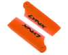 Image 1 for Lynx Heli 29mm Plastic Tail Blade Set (Neon Orange) (Blade 130 X)