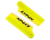 Image 1 for Lynx Heli 29mm Plastic Tail Blade Set (Neon Yellow) (Blade 130 X)