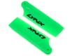 Image 1 for Lynx Heli 47mm Plastic Tail Blade Set (Neon Green) (Blade 300 X)