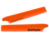 Image 1 for Lynx Heli 85mm Plastic Main Blade Set (Neon Orange) (Blade Nano CP X)