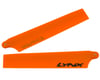 Image 1 for Lynx Heli 105mm Plastic Main Blade Set (Neon Orange) (AXE 100)