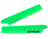 Image 1 for Lynx Heli 105mm Plastic Main Blade Set (Neon Green) (AXE 100)