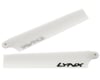 Image 1 for Lynx Heli 105mm Plastic Main Blade Set (White) (AXE 100)