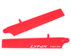 Image 1 for Lynx Heli 115mm "Bullet" Plastic Main Blade Set (Red) (Blade mCP X BL)