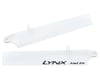 Image 1 for Lynx Heli 115mm "Bullet" Plastic Main Blade Set (White) (Blade mCP X BL)