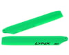 Image 1 for Lynx Heli 125mm Stretch Replica Plastic Main Blade (Green) (mCP X BL)