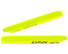 Image 1 for Lynx Heli 135mm "Replica Edition" Plastic Main Blade Set (Yellow) (Blade 130 X)