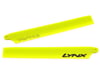 Image 1 for Lynx Heli 135mm Plastic Main Blade Set (Neon Yellow) (Blade 130 X)