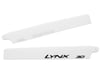 Image 1 for Lynx Heli 150mm "Stretch" Plastic Main Blade Set (White) (Blade 130 X)