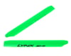 Image 1 for Lynx Heli 180CFX 160mm "Pro Edition" Plastic Main Blade Set (Green)