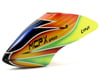 Image 1 for Lynx Heli Blade mCP X BL Speed Style Fiberglass Canopy (Scheme 01 - Orange/Green)