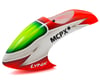 Image 1 for Lynx Heli Blade mCP X BL Logo Style Fiberglass Canopy (Scheme 03 - White/Red)