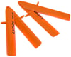 Image 1 for Lynx Heli 125mm "Bullet Pro Edition" Plastic Main Blade Set (Orange) (T-Rex 150)