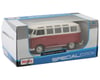 Image 6 for Maisto International 1/25 Volkswagen Van "Samba" Diecast Model (Red/White)