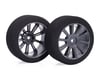 Image 1 for Matrix Tires 30mm 1/10 Foam Rear Tires (Air Carbon Rim) (2) (12mm Hex) (Wet)