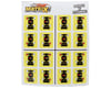 Image 1 for Matrix Tires Compound Hardness Clay Decals Set (S-M-H)