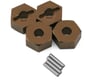 Image 1 for Maverick Aluminum 14mm Hex Hub Set (Gold) (4)