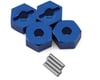 Image 1 for Maverick Aluminum 14mm Hex Hub Set (Blue) (4)