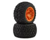 Image 1 for Maverick Linebacker Pre-Mounted Monster Truck Tires (Orange) (2)