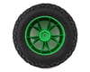 Image 2 for Maverick Linebacker Pre-Mounted Monster Truck Tires (Green) (2)