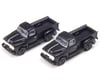 Image 1 for Classic Metal Works Mini Metals N-Scale 1954 Ford F-350 Pickup Set (Raven Black) (2)