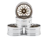 Image 1 for MST LM Wheel Set (Gold) (4) (Offset Changeable)