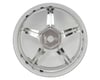 Image 2 for MST GT Wheel Set (Matte Silver/Chrome) (4) (Offset Changeable)