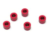 Image 1 for MST 3x5.5x4.0mm Aluminum Spacer (5) (Red)