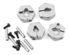 Image 1 for MST Alum. hex. wheel hubs 4mm (silver) (4)