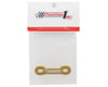 Image 2 for Position 1 RC Universal Aluminum One Piece Wing Button Plate (Gold)