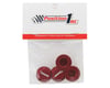 Image 2 for Position 1 RC Custom Laser Engraved 17mm 1/8 Serrated Wheel Nuts (Red) (4)