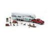 Image 2 for New Ray 1/32 Scale Pickup Truck & Fifth Wheel Camping Set