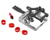 NEXX Racing Aluminum Square Motor Mount for 90-94mm RM (Silver)