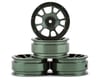 Image 1 for NEXX Racing SCX24 1.0" Aluminum Wheels (Type 1) (Green) (4)