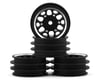 Image 1 for NEXX Racing TRX-4M 1.0" Aluminum Wheels (Black) (4)