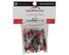 Image 2 for NEXX Racing FMS FCX24 Aluminum Oil-Filled Reservoir Shocks (Red) (4) (45mm)