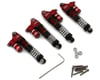 Image 1 for NEXX Racing SCX24 45mm Aluminum Oil-Filled Threaded Reservoir Shocks (Red) (4)